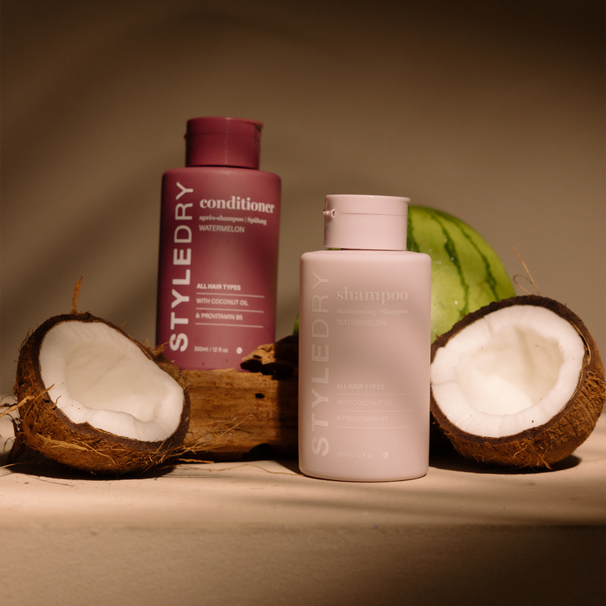 Watermelon Shampoo 300ml – Hydraterend & Versterkend met Kokosolie & Pro-Vitamine B5