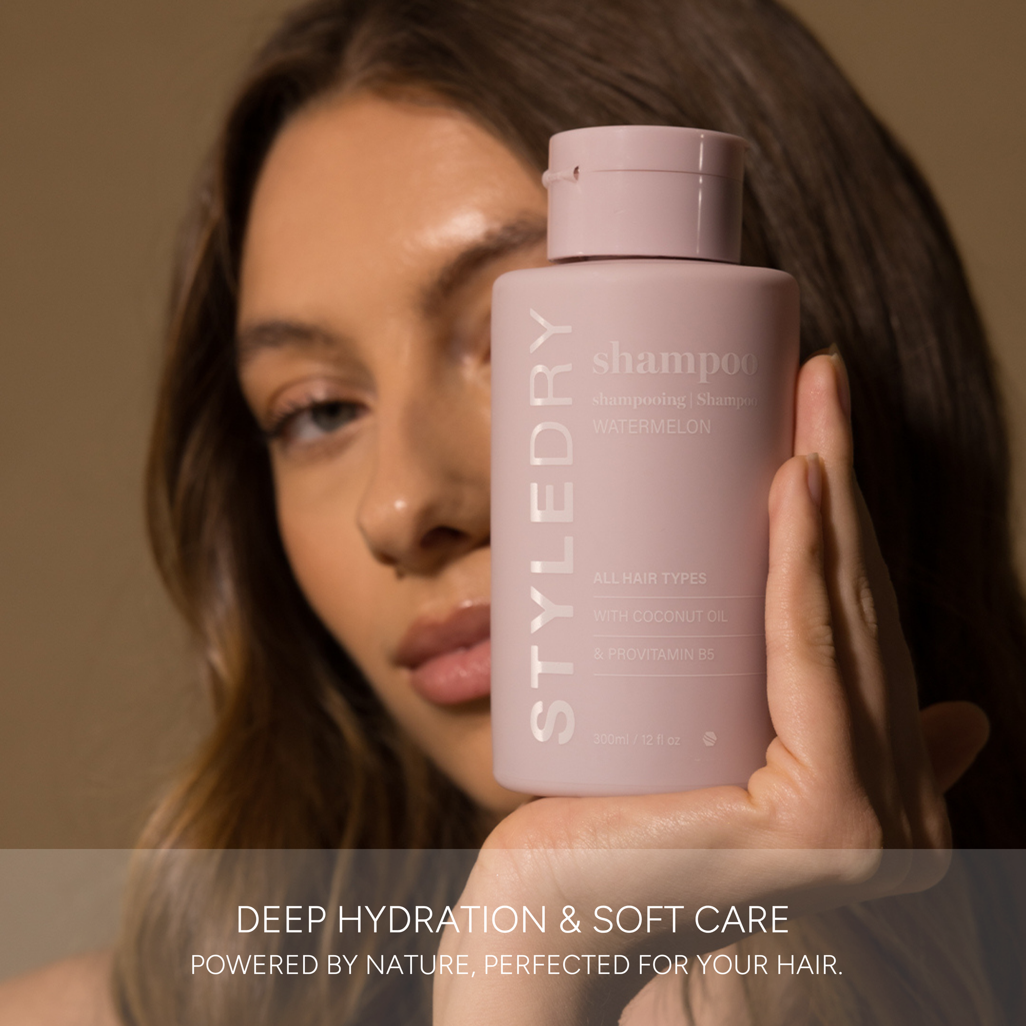 Watermelon Shampoo 300ml – Hydraterend & Versterkend met Kokosolie & Pro-Vitamine B5