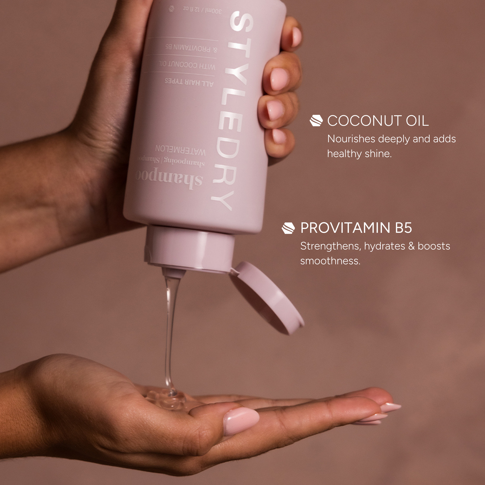 Watermelon Shampoo 300ml – Hydraterend & Versterkend met Kokosolie & Pro-Vitamine B5