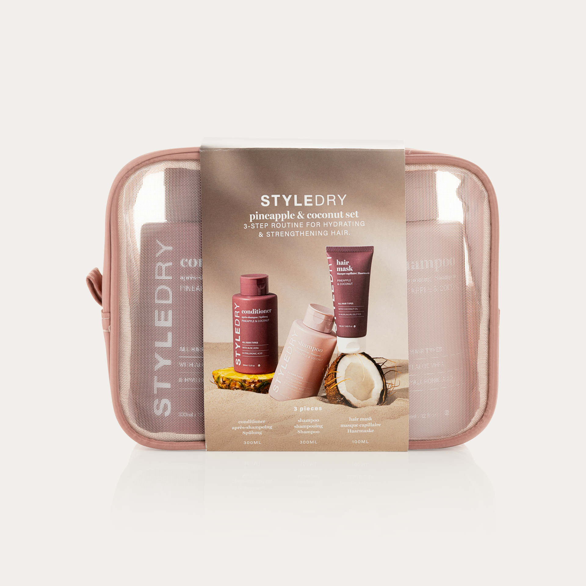 Hydrating Hair Products | Pineapple & Coconut Hair Escape | Styledry