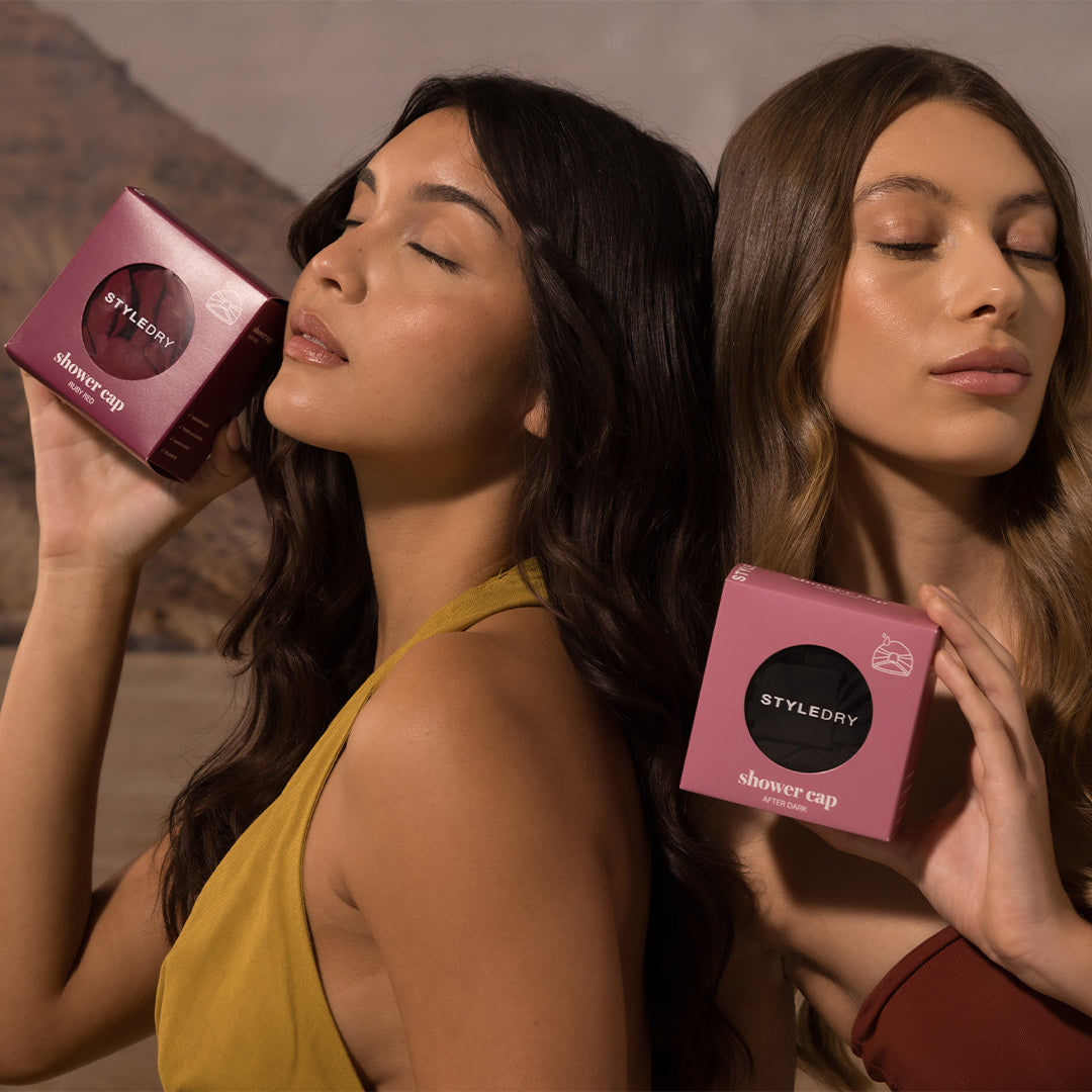 Shower Cap French Lavender – Luxury Hair Protection for All Hair Types, Waterproof & Eco-Friendly