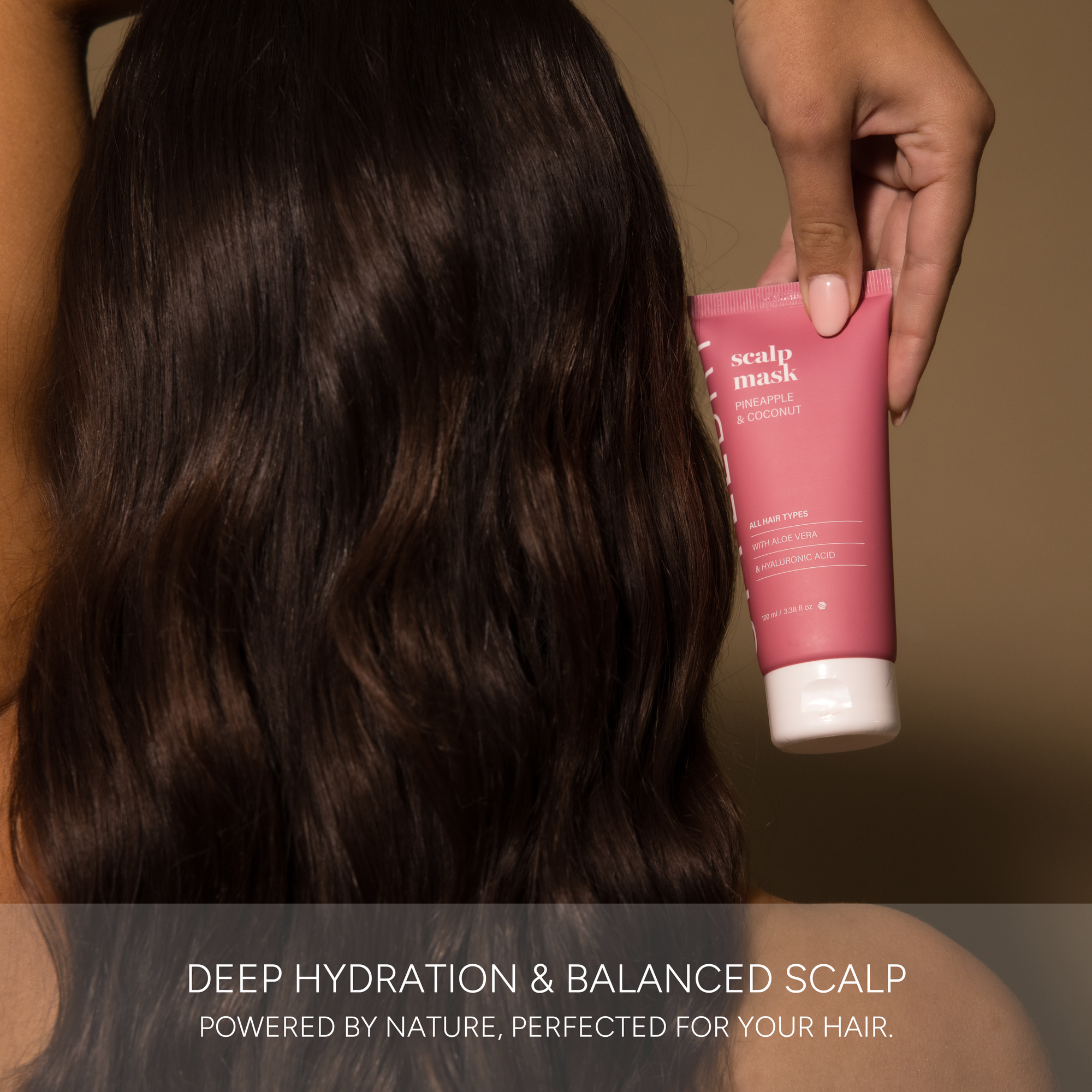 Pineapple &amp; Coconut Scalp Mask 100ml – Soothing &amp; Hydrating with Aloe Vera &amp; Hyaluronic Acid
