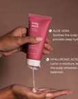 Pineapple & Coconut Scalp Mask 100ml – Soothing & Hydrating with Aloe Vera & Hyaluronic Acid