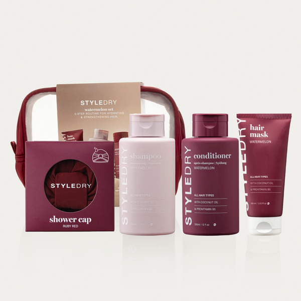 メ*ル様 HIGH LINE スキンケアセット No.1 No.2 No.3 Hydrating Hair Bundle | Watermelon Trio | Styledry